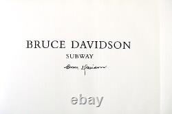 Bruce Davidson Subway (2011, Hardcover) Signed! Brand New Copy