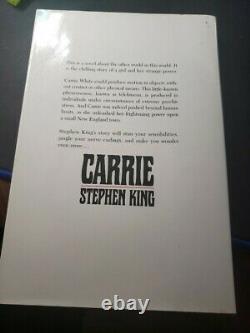 CARRIE Stephen King 1974 HC/DJ Doubleday & Company Brand New