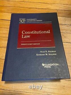 CONSTITUTIONAL LAW Feldman 21 Edition Brand New