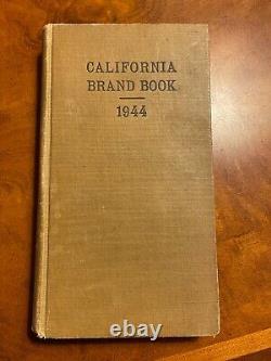 California Brand Book 1944