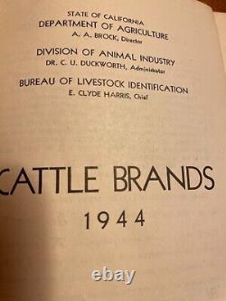 California Brand Book 1944