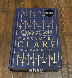 Cassandra Clare Waterstones Exclusive Chain Of Gold Rune Ed Signed BRAND NEW