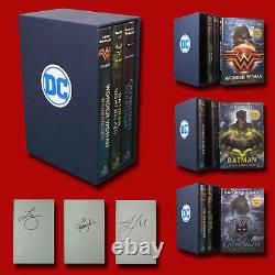 DC Icons Series (2017-18, HC, 1st/1st) ALL 3 SIGNED BRAND NEW with CUSTOM SLIPCASE