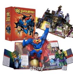 DC Super Heroes Pop Up Book, Matthew Reinhart 1st Ed Suoerman Brand New