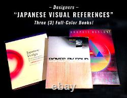 DESIGNERS Japanese References Three (3) EXQUISTE Hardcover Full-Color Books