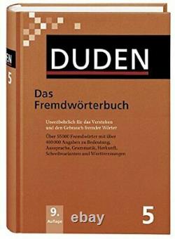 DUDEN 05. DAS FREMDWORTERBUCH By Unknown Hardcover BRAND NEW