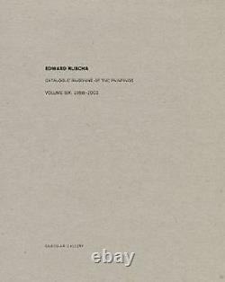ED RUSCHA CATALOGUE RAISONNE OF THE PAINTINGS, VOLUME Hardcover BRAND NEW