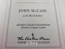 Easton Press John McCain Signed 3 Book Set Leather- (2)Bound Brand New Sealed