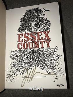 Essex County Jeff Lemire Hardcover Sketch Slipcase Edition 5/50 Brand New Unread