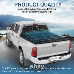 FOR 2022 2023 2024 Toyota tundra 6.5FT Bed Solid Hard 3-Fold Tonneau Cover