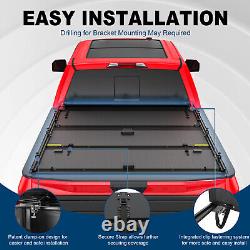 Fiberglass 5FT Hard Truck Bed Tonneau Cover Low Profile For 19-22 Ford Ranger
