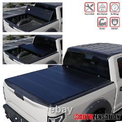 Fit 04-07 Silverado Sierra 1500 2500 5'8 Short Bed Hard Quad Fold Tonneau Cover