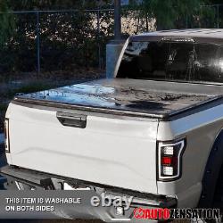 Fit 04-07 Silverado Sierra 1500 2500 5'8 Short Bed Hard Quad Fold Tonneau Cover