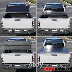 Fit 04-07 Silverado Sierra 1500 2500 5'8 Short Bed Hard Quad Fold Tonneau Cover