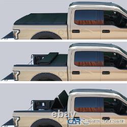 Fit 04-14 Ford F150 5'6 Short Bed Truck Pickup Hard Quad Fold Tonneau Cover 1PC