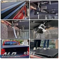 Fit For 04-14 F-150 5.5Ft Fleetside Short Bed Hard Solid Tri-Fold Tonneau Cover