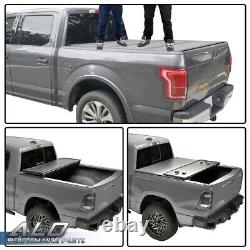 Fit For 2004-2008 Ford F150 Crew Cab 6.5FT Bed Tri-Fold Hard Tonneau Cover