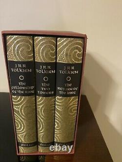 Folio Society Lord of the Rings Trilogy Tolkien in Slipcase Brand New FREE SHIP