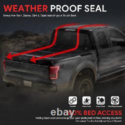 For 04-14 Ford F150 Truck 6.5Ft Short Bed FRP Hard Solid Tri-Fold Tonneau Cover