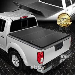 For 05-21 Nissan Frontier 6'1 Short Bed Frp Hard Solid Tri-fold Tonneau Cover