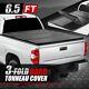 For 07-21 Toyota Tundra Truck 6.5ft Bed Fleetside Hard Tri-fold Tonneau Cover