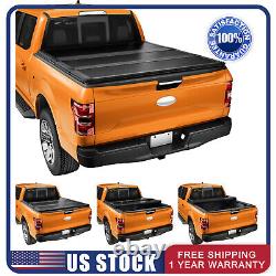 For 1999-2024 Ford F250/350 Super Duty 8ft Long Bed Hard 3-Fold Tonneau Cover