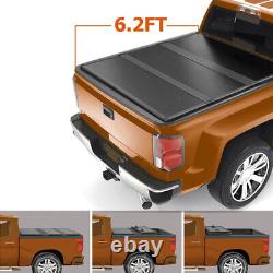 For 2000-2006 Toyota Tundra 6.2 Ft Bed Hard Tri-Fold Tonneau Cover Truck Pickup