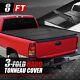 For 99-14 Silverado Sierra 1500 2500/3500hd 8ft Bed Hard Tri-fold Tonneau Cover