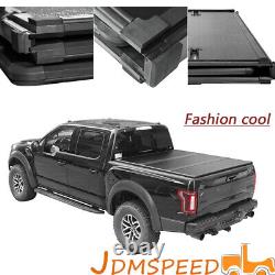 For Ford F-150 2015-2024 5.5FT Short Bed Cover Hard Tri-Fold Tonneau Cover