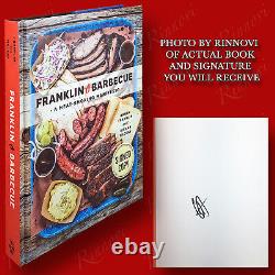 Franklin Barbeque SIGNED Aaron Franklin (2015, HC) BRAND NEW