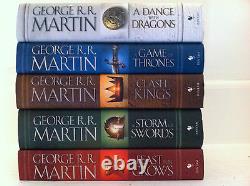 Game of Thrones Hardcover Collection Set George R. R. Martin Set 1-5! Brand New