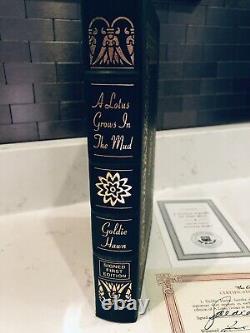 Goldie Hawn SIGNED & NUMBERED A Lotus Grows in the Mud Easton Press -Brand New