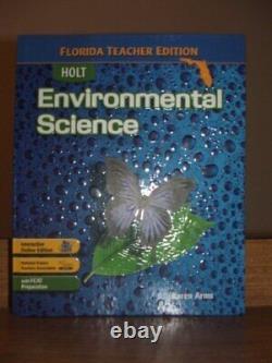 HOLT ENVIRONMENTAL SCIENCE (FLORIDA TEACHER EDITION) Hardcover BRAND NEW