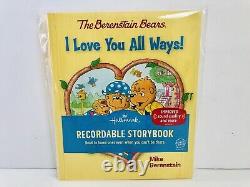 Hallmark Recordable Book Berenstain Bears I Love You All Ways BRAND NEW