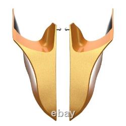Hard Candy Gold Flake CVO Stretched Extended Side Cover Panel For 2014+ Harley
