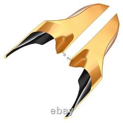 Hard Candy Gold Flake Stretched Extended Side Cover Fits Harley Touring 2014+