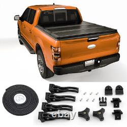 Hard Solid Tri-Fold Tonneau Cover 6.5FT Bed For Silverado Sierra 1500 2019-2022