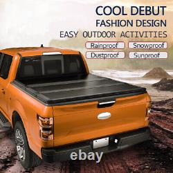 Hard Solid Tri-Fold Tonneau Cover 6.5FT Bed For Silverado Sierra 1500 2019-2022