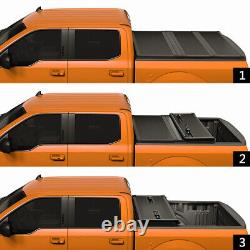 Hard Solid Tri-Fold Tonneau Cover 6.5FT Bed For Silverado Sierra 1500 2019-2022