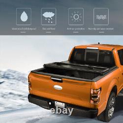 Hard Solid Tri-Fold Tonneau Cover 6.5FT Bed For Silverado Sierra 1500 2019-2022