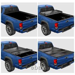 Hard Solid Tri-Fold Tonneau Cover for 05-15 Tacoma Pickup with Fleetside 5ft Bed