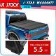 Hard Tri-fold 5.5ft Truck Bed Tonneau Cover For 14-21 Toyota Tundra Withled Light