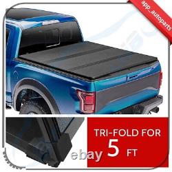 Hard Tri-Fold 5ft Truck Bed Tonneau Cover For 2004-2013 Colorado/Canyon New