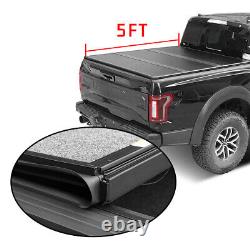 Hard Tri-Fold 5ft Truck Bed Tonneau Cover fits 15-21 Chevy Colorado/GMC Canyon