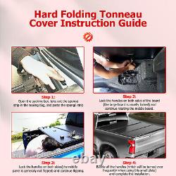 Hard Tri-Fold Tonneau Cover 5FT For 15-21 Chevy Colorado & GMC Canyon Bed Cover