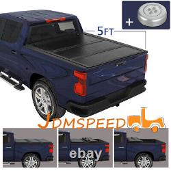 Hard Tri-Fold Truck Bed 5' FT Tonneau Cover For 2019-2022 Ford Ranger