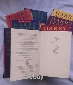 Harry potter first edition 7 book set HARD COVERS VERY RARE BRAND-NEW