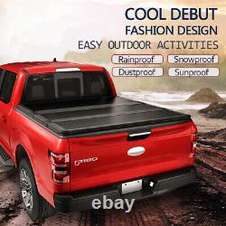 JDMSPEED Hard Tri-Fold Tonneau Cover For 2007-2021 Toyota Tundra 5.5FT SHORT BED