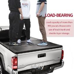 JDMSPEED Hard Tri Fold Tonneau Cover For 2016-2020 Toyota Tacoma 6ft 70 Inch Bed