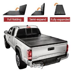 JDMSPEED Hard Tri Fold Tonneau Cover For 2016-2020 Toyota Tacoma 6ft 70 Inch Bed